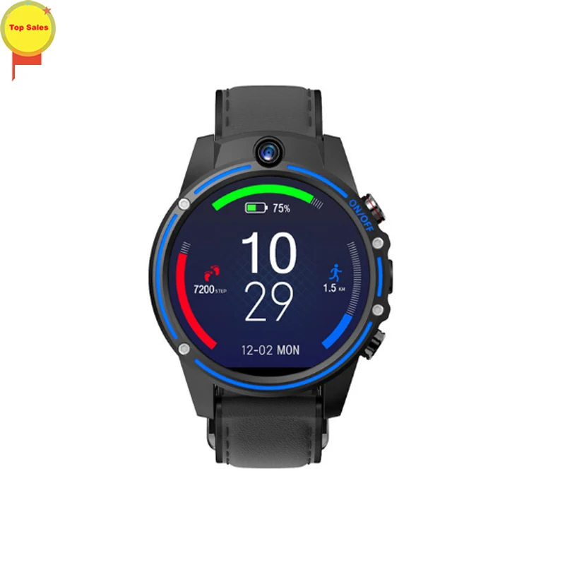 new design Smart Watch Phone 1.6inch 4G net 3G+32G 5.0MP Front side Dual Camera Video Call 800mAh Google Play Smart phone Watch