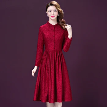 

2020 Spring Autumn New Style Single Breasted Middle Aged Old Mother Fashion Noble Elegant Atmosphere Women Garments Plus Size