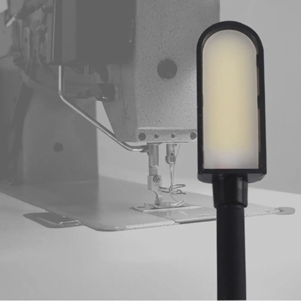 Портативный швейная машина светодиодный светильник 8 Вт COB магнитное монтажное основание Gooseneck лампа для всех швейных машин