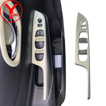 

YCSUNZ ABS armrest cover For nissan terra accessories 2018 2019 silver interior parts armrest handle For nissan terra 2018 2019