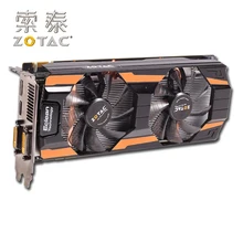 Zotac placas gráficas gtx 660 2gd5 2gb thunderbolt edição gpu 192bit gddr5 mapa da placa de vídeo GTX660-2GD5 dvi hdmi dp gtx660 usado