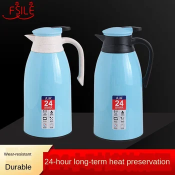 

FSILE Insulation Pot Insulation Kettle Home Large-capacity Glass Liner Thermos Open Kettle Kettle Kettle Outdoor Kettle