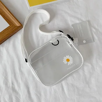 

Hot PVC Transparent Woman Bag Shoulder Bags Crossbody Shoulder Handbag Jelly Small Phone Bags with Ladies HandBags 2020 New Sale