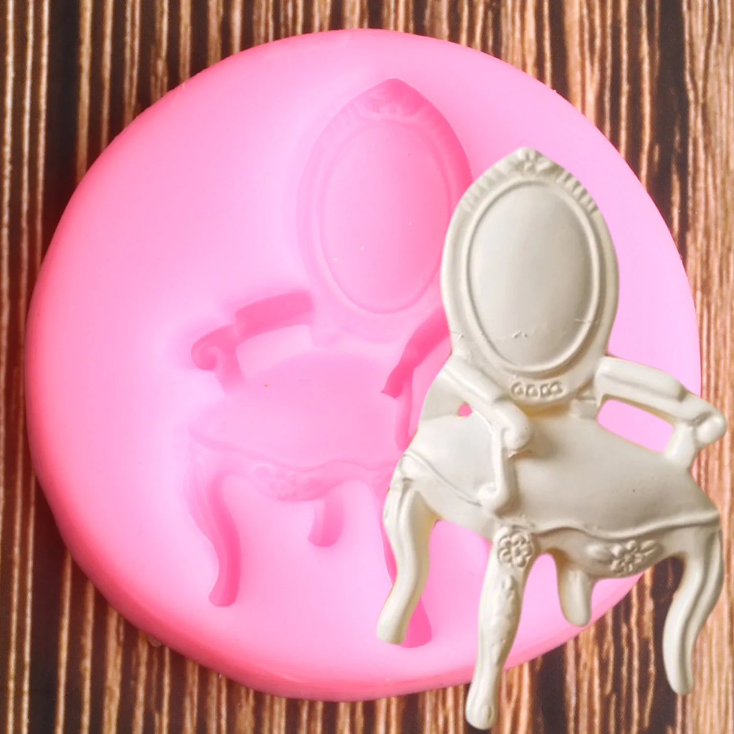 3D мебель стул Силиконовые Формы для кексов фигурки жениха и невесты Fondant Mold DIY