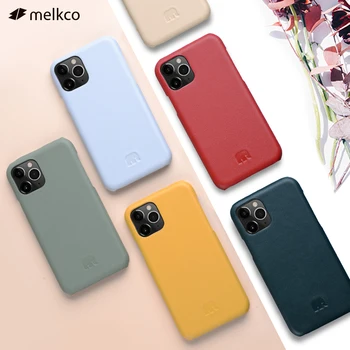 

Melkco Full Grain Cowhide Leather Case For iPhone 11 Pro Max 7 8 SE 2020 luxury Genuine Leather Cover hardmade Leather Cases