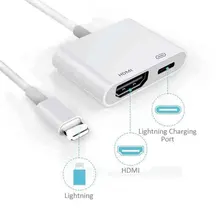 Для Lightning/HDMI Кабель-адаптер цифровой AV tv для iPhone 6 7 8 Plus X XS XR для Ipad