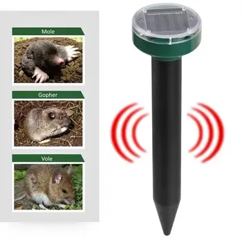 

Insect ABS Yard Outdoor Rodent Control Gopher Electronic 2pcs Garden Pest Repeller Eco Friendly Solar Energy Animal