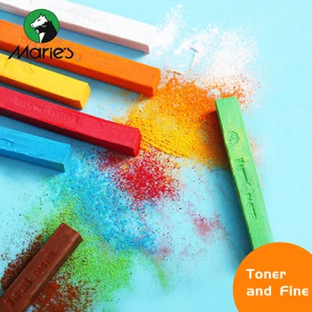 

Marie's 48 colors chalks pastel professional art painting special use 12 colors 24 colors 36 colors single paint brush beginner
