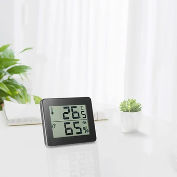 

1pcs Digital Display Hygrometer Smart Electronic High Precision Humidity Meter
