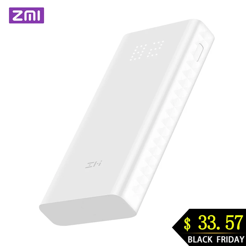 Z mi power bank, power Bank, 20000 мА/ч, быстрая зарядка QC3.0, Xiao mi, батарея, двойной USB, 27 Вт, 20000 мА/ч, QB822, для iPhone, iPad, ноутбука