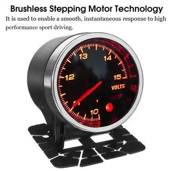 

2" 52mm Car LED Meter Turbo Boost Water Oil Temp/Press Volt Tach Exhaust Gas Temp Air Fuel Ratio Vacuum Gauge with Alarm Feature