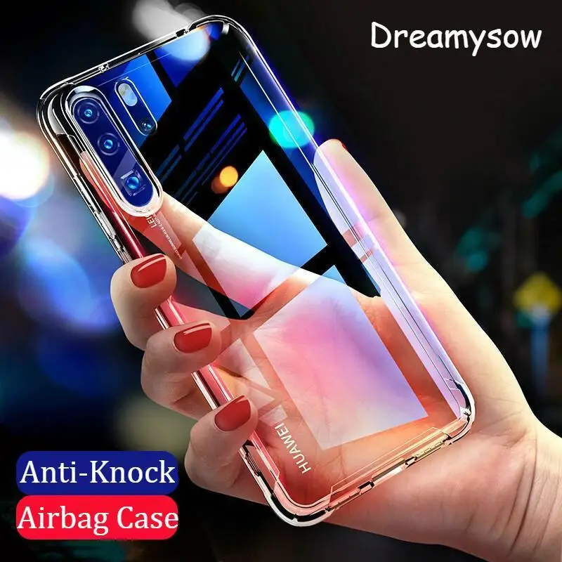 

Clear Soft TPU Shockproof Back Cover Airbag Cases for Huawei Honor 20 9X 10i 8s 20i 9 8A P30 P20 Mate 30 Lite Pro Nova 5 5i Pro