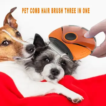 

Multi-functional Pet Hair shedding Comb Stainless Steel Dog Cat Hair Brush Pets Grooming Tool Furmins Hair Removal Comb For Dogs