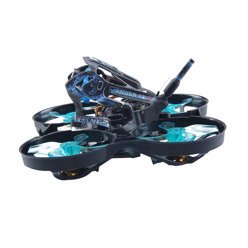GEELANG ANGER 75X V2 75 мм BWhoop 3 4S FPV гоночный Дрон Квадрокоптер BNF/PNP SI F4 Fly Tower EOS 1202 KV6900