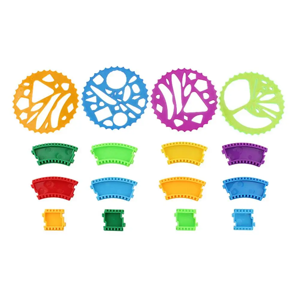 Creative Set Spirograph Kids Painting Interlocking Gears Wheels Drawing Toys Accessories Educational Toy For Child Birthday Gift