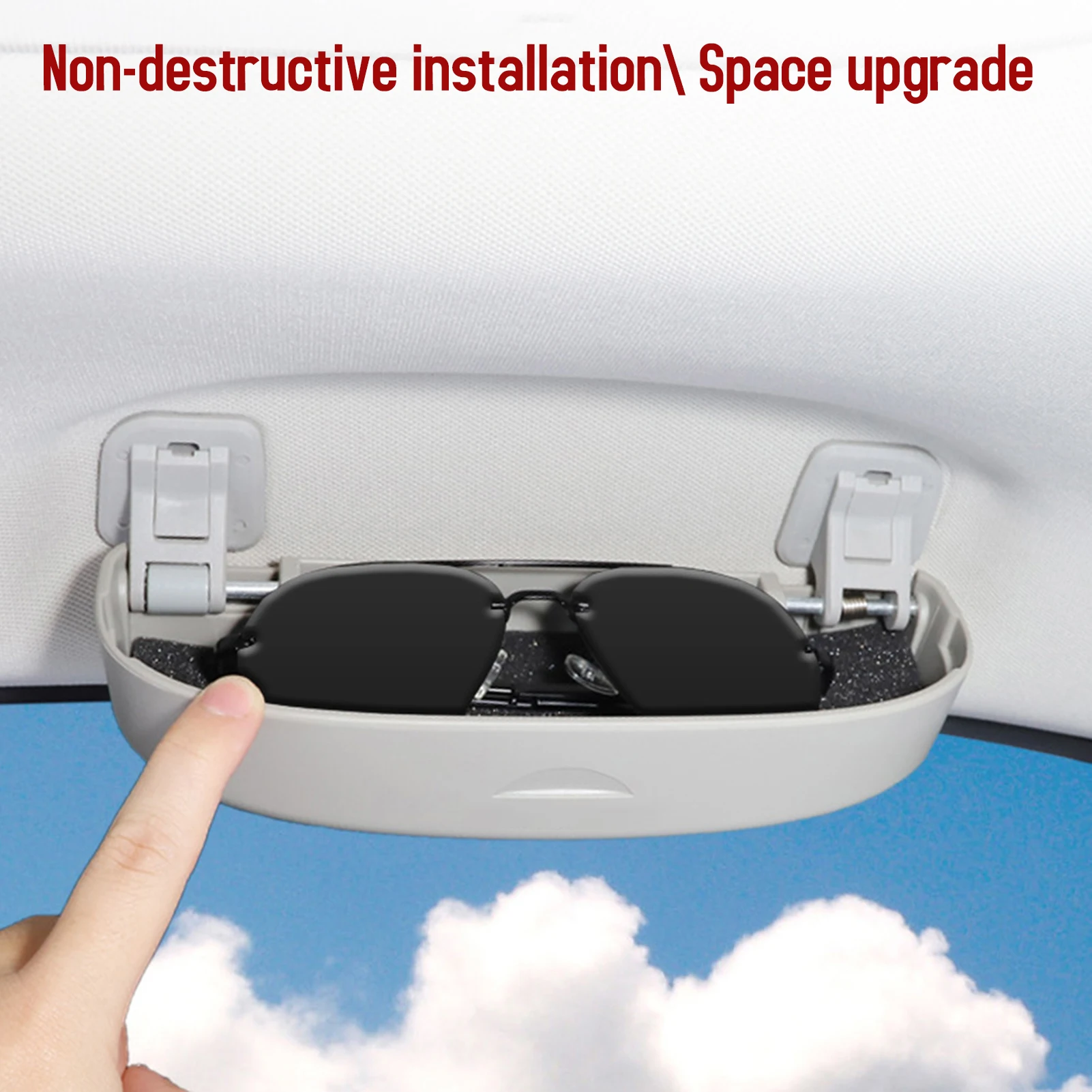 Car Glasses Case Sunglasses Holder Glasses Case Storage Box For Driver