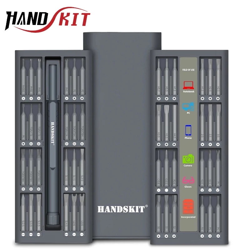 Набор прецизионных отверток Handskit 49 в 1 набор мини магнитных для ремонта телефонов