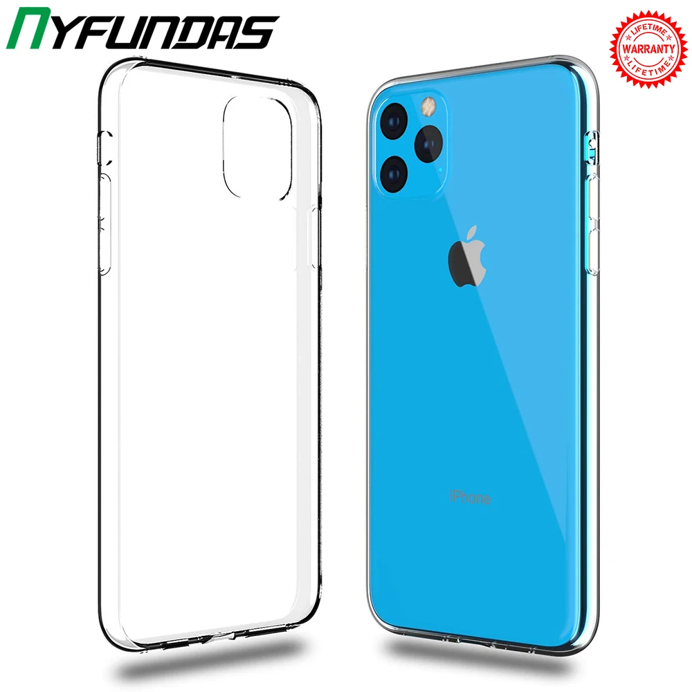 

Ultra-thin Phone Case For Iphone 11 Pro Max XS MAX XR 8 7 6 6S Plus X IphoneXR transparent Silicone Soft Cover Bumper Accessorie