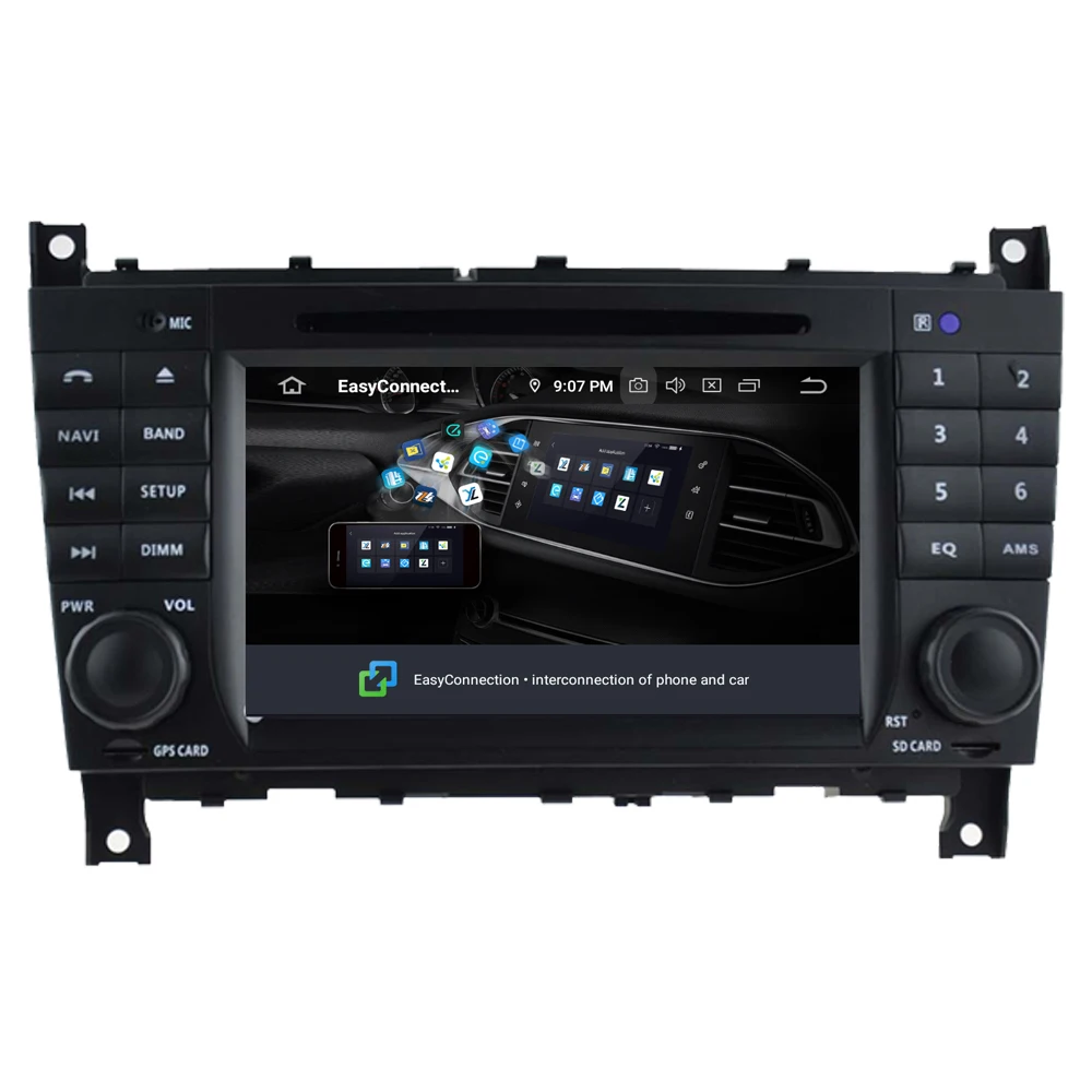 Clearance RoverOne Android 9.0 Car Multimedia System For Mercedes W203 W209 W219 W467 Radio Stereo DVD GPS Navigation Media Music Player 4
