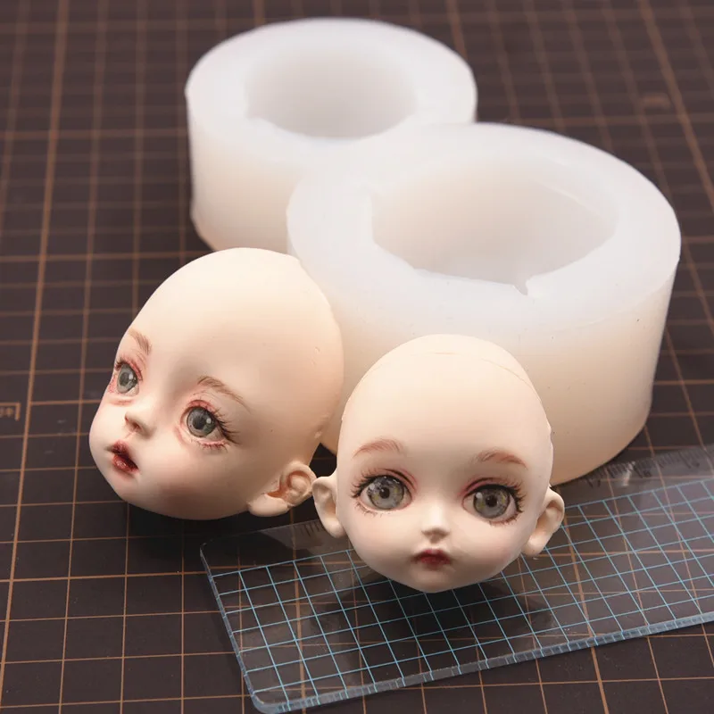OB11 кукла Q версия BJD силиконовая форма для лица светильник глина мягкая керамика