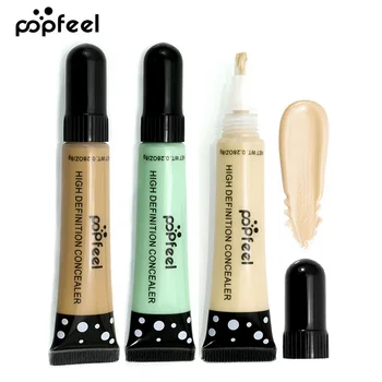 

Makeup Face Concealer Smooth Blue Liquid Foundation Facial Make up Base Corrector Pen Cosmetics Highlight & Bronzer Peach Cream