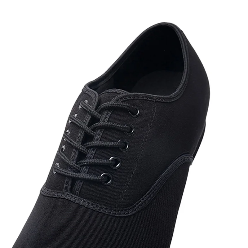 DIPLIP New Modern Men's Ballroom Dance Tango Flamenco Shoes Oxford Cloth  Dance Shoes Latin Dance Shoes