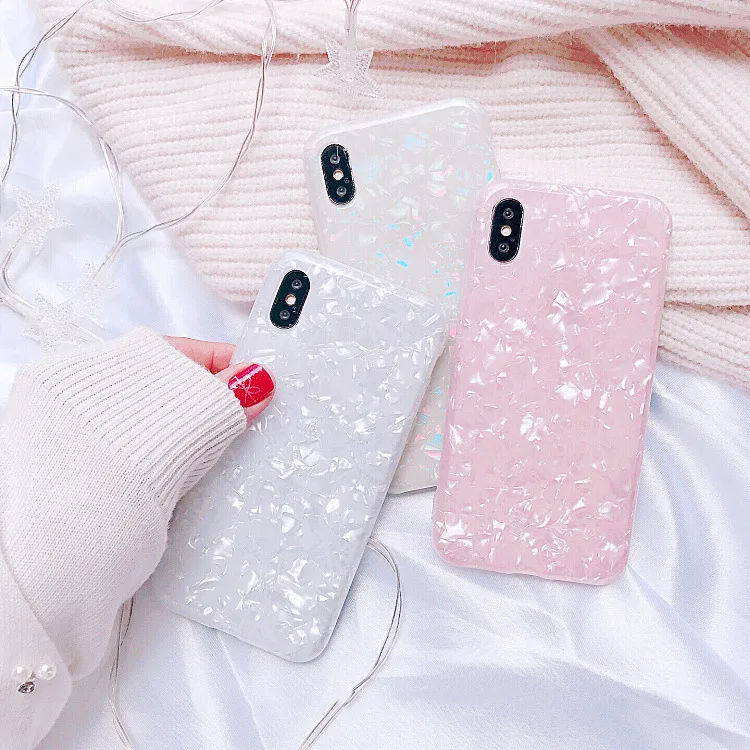 

Dreamy Shell Applicable iPhone X Phone Case Fritillary IPhone8P/7plus Half a Pack of 6/6s Soft IMD Protective Case