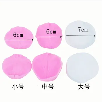 

A variety of double-sided pattern molding large rose petal silicone mold.
