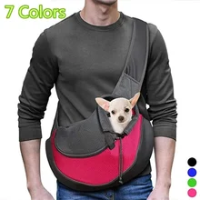 Переноска для питомцев, щенков, для путешествий, собак, сумка через плечо, сетка, Оксфорд, одиночная удобная сумка-слинг, сумка-тоут, сумка для собак, рюкзак, переноска для домашних животных