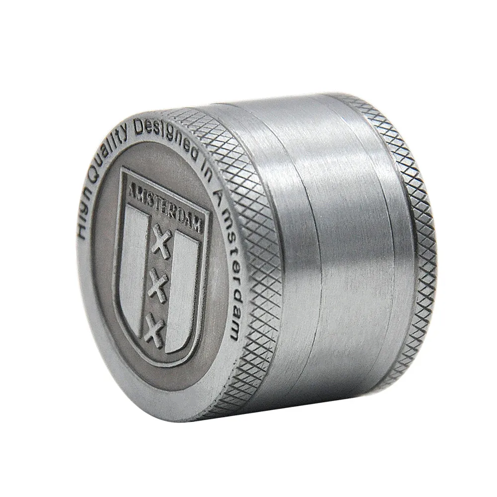 

AMSTERDAM Herb Grinder Zinc Alloy 30 MM 3 Layers Herb Grinder Spice Herbal Crusher Hand Muller Tobacco Grinder