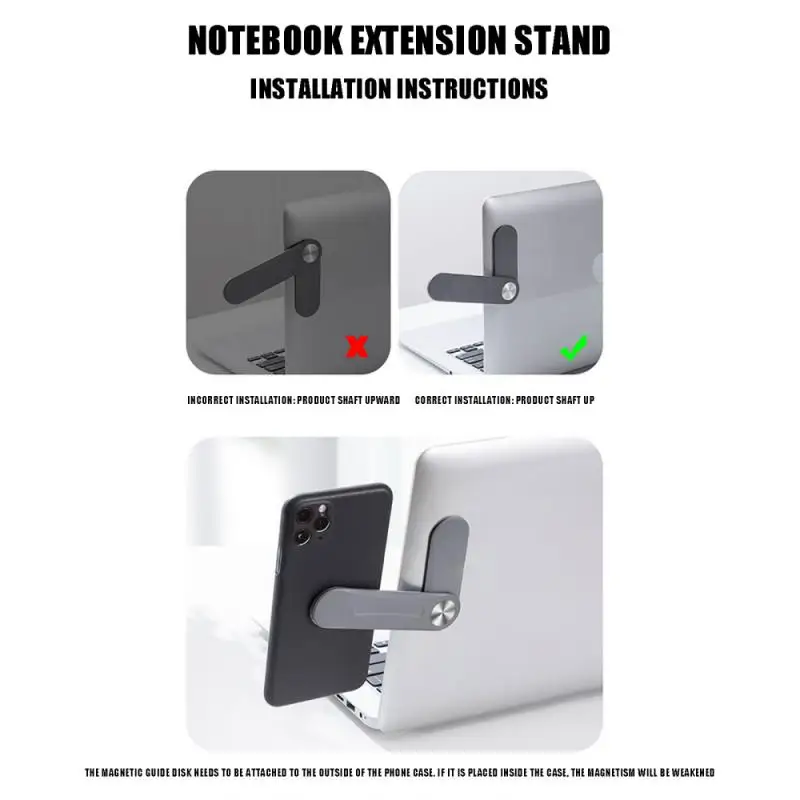 mobile holder for tripod Có Thể Điều Chỉnh Laptop Bên Từ Núi Máy Tính Mở Rộng Đế Đa Năng Chụp Ảnh Nhựa Điện Thoại Dành Cho Điện Thoại Di Động mobile holder for wall