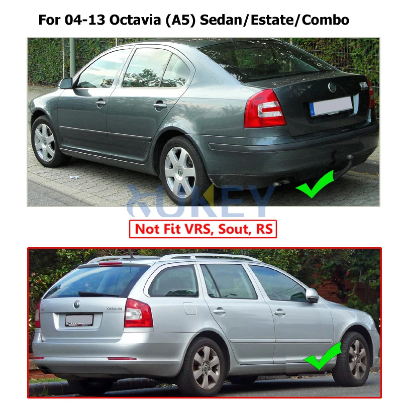 Автомобильные Брызговики для Skoda Octavia A5 2004-2012 4Dr брызговики брызговик крыло брызговиков 2011 2010 2009 2008 2007 2006