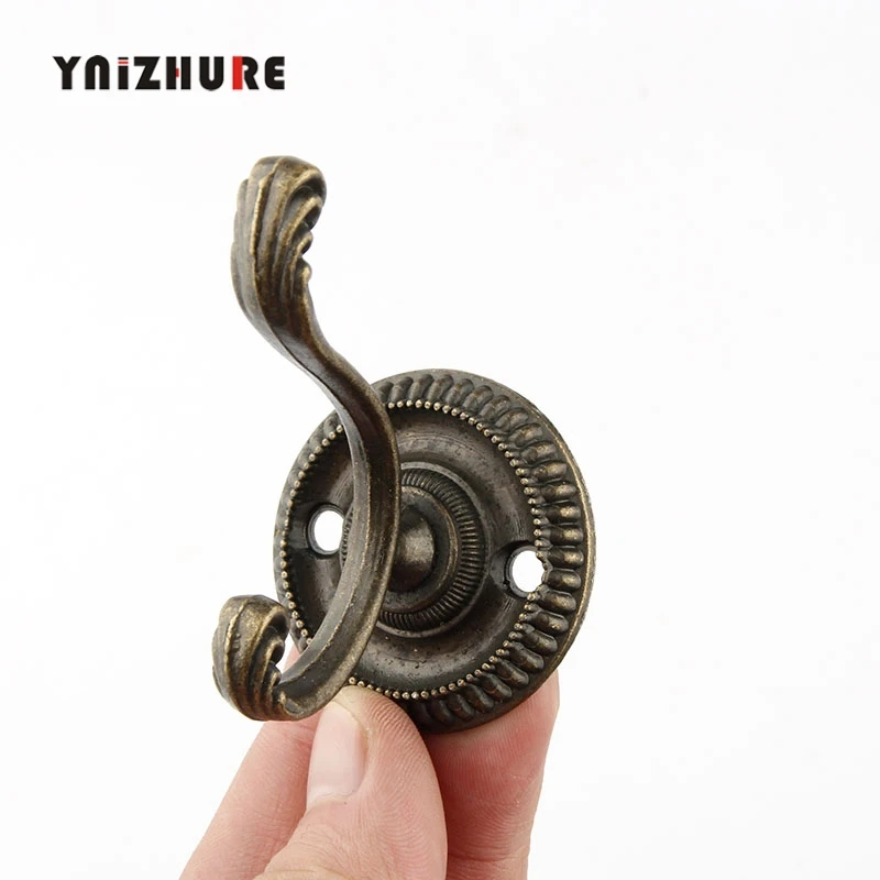 10PCS-Antique-Bronze-Door-Vintage-Coat-Hooks-Hat-Bag-Towel-Hanger-Bathroom-Hook-Single-Double-Hanger (2)