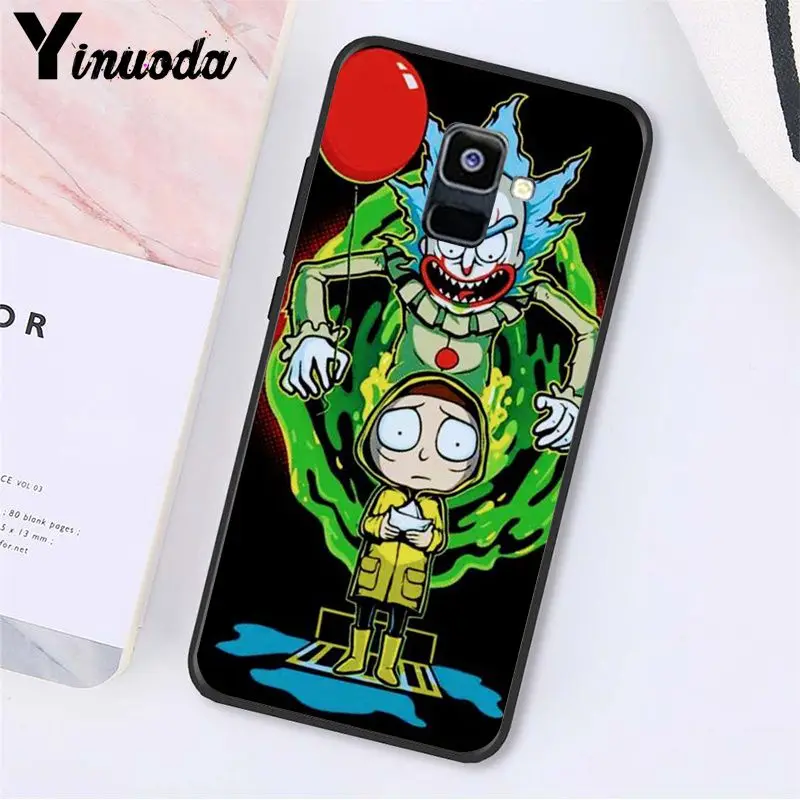 Yinuoda Рик и Морти чехол для телефона для samsung Galaxy A7 A50 A70 A20 A30 A40 A8 A6Plus A8Plus A9 - Цвет: A10