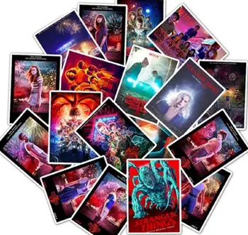 

25pcs Stranger Things Stickers Pack Anime Mike Will Children On The Laptop Fridge Phone Skateboard Suitcase Funny Cool Sticker