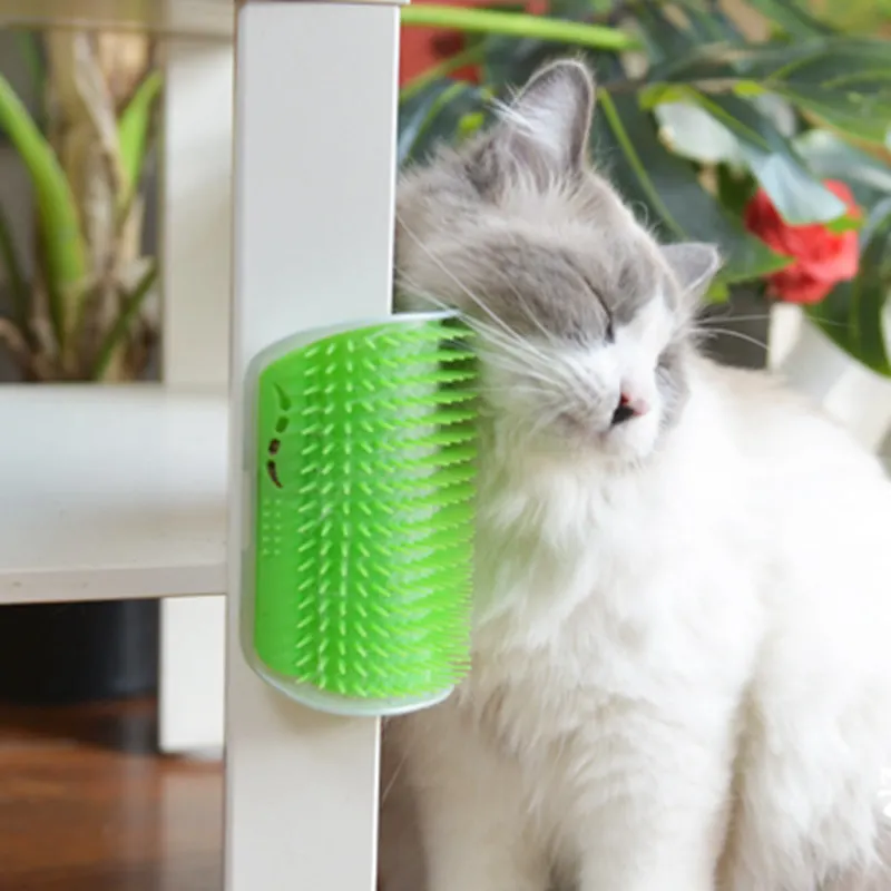 

[MPK Store]Cat corner massager cat itching massage With catnip