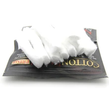 Органический фитиль N Vape хлопок бекон Прайм для RDA RDTA RTA Восстановленный провод Vape без химических веществ/пестицидов Vape хлопок