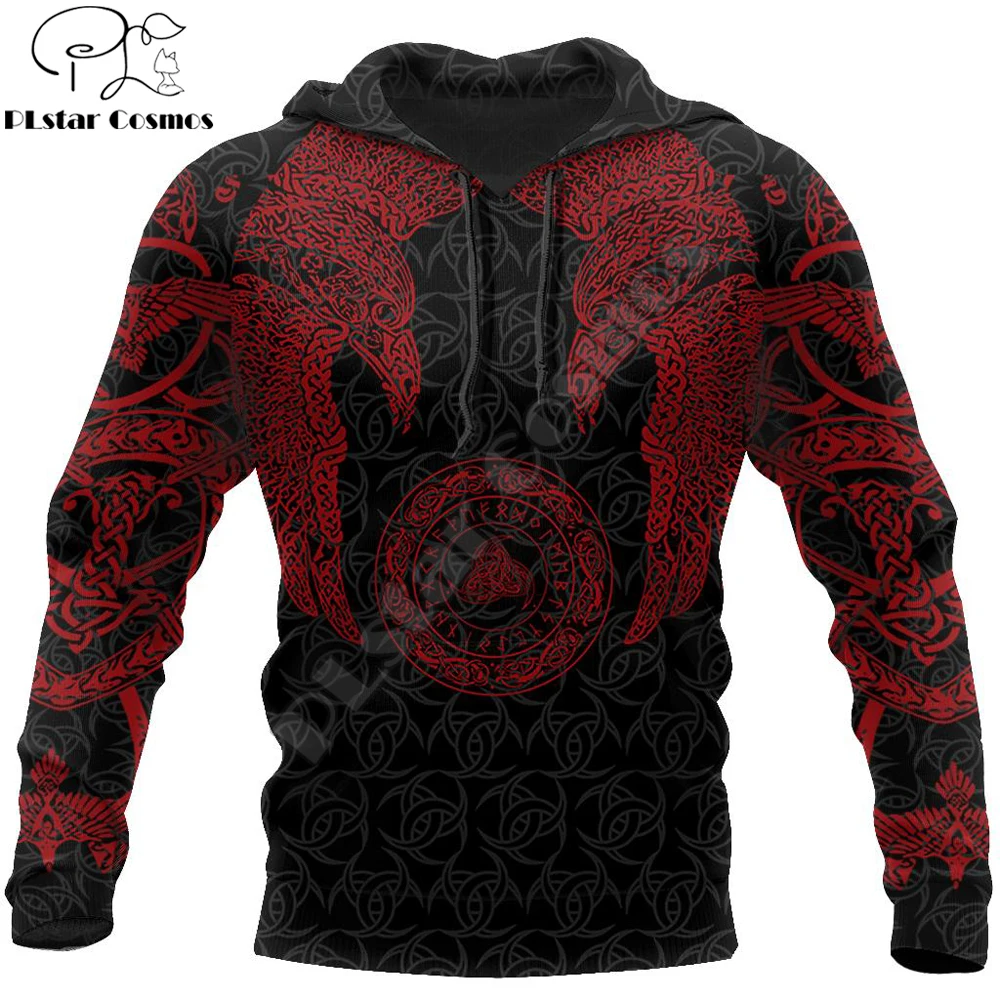 Viking Munin Tattoo Style Hoodie for Men and Women Harajuku Fashion hooded Sweatshirt Viking Raven Casual Jacket pullover DW0032 Viking Munin Tattoo Style Hoodie for Men and Women Harajuku Fashion hooded Sweatshirt Viking Raven Casual Jacket pullover DW0032