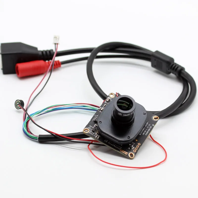 HD 1080P CCTV 2MP сетевой ip-камера модуль Аудио Микрофон плата IPC XMeye ONVIF H.265+ IP кабель управления объективом