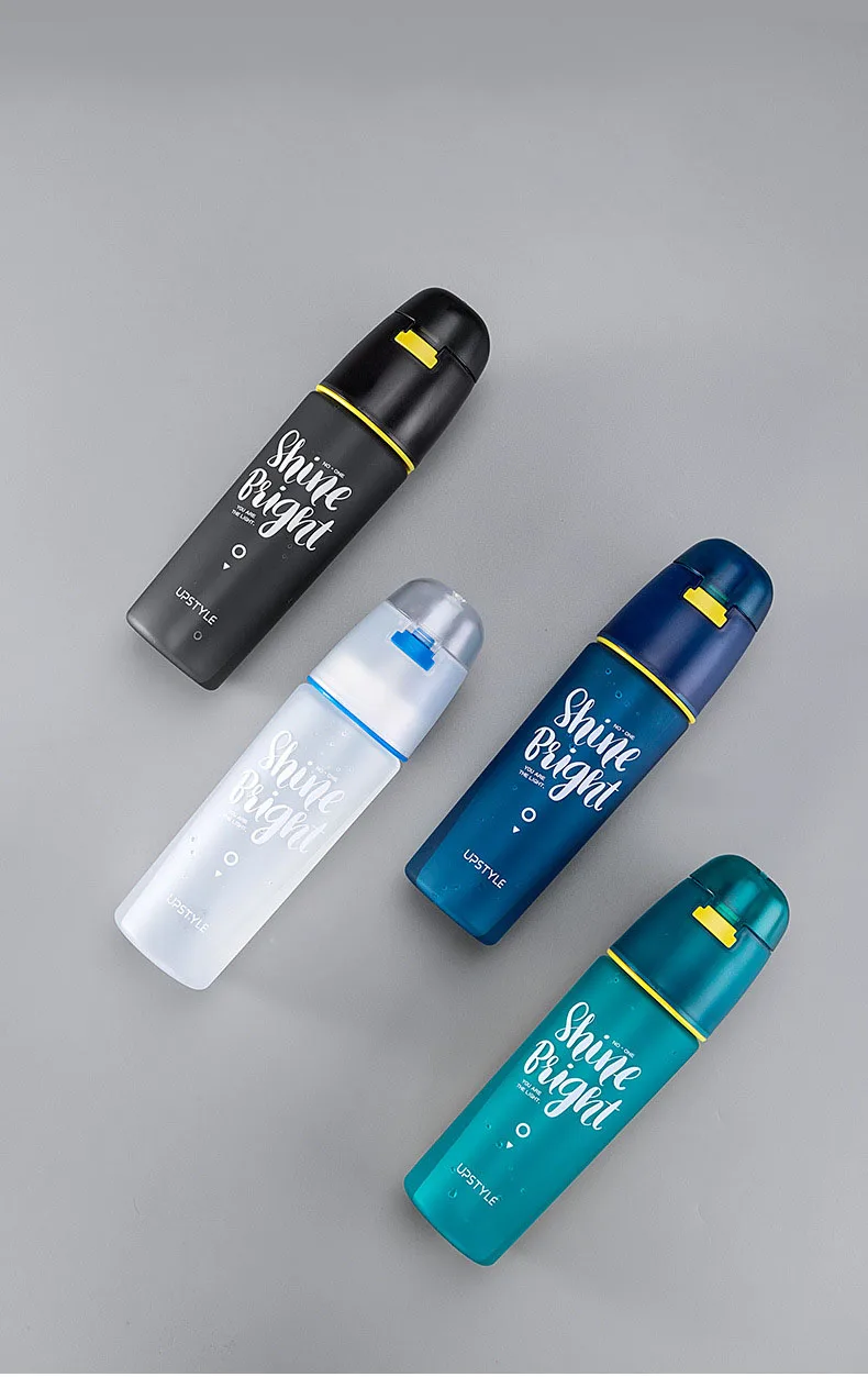 NANGUFANG/600ml water bottle plastic water bottle for outdoor sports fitness cycling hiking Portable leakproof my water bottles