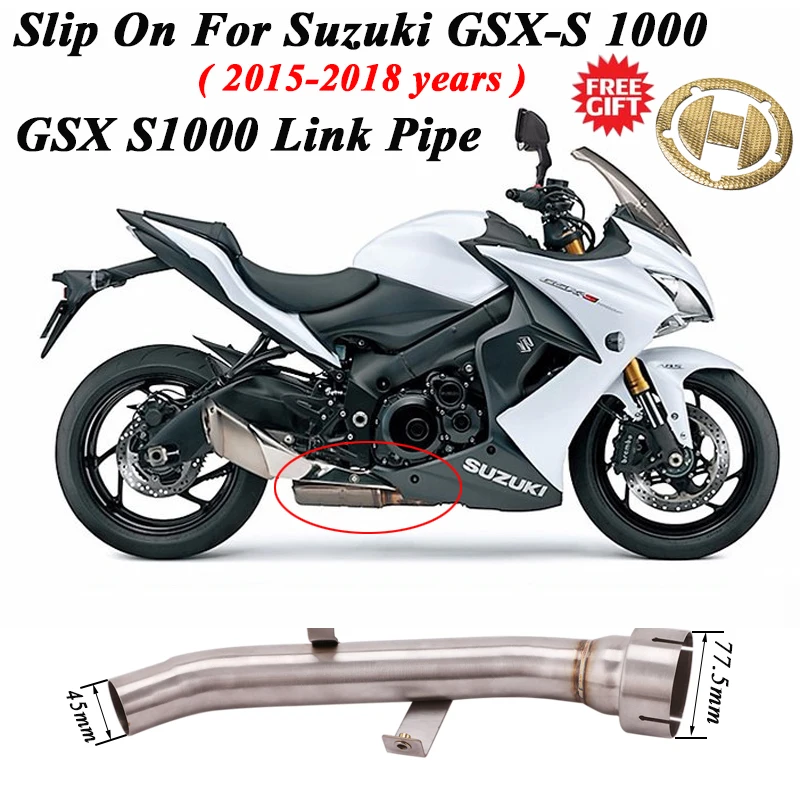 Слипоны для Suzuki GSX-S 10000 GSXS 1000 GSXS1000- глушитель для мотоцикла из нержавеющей стали