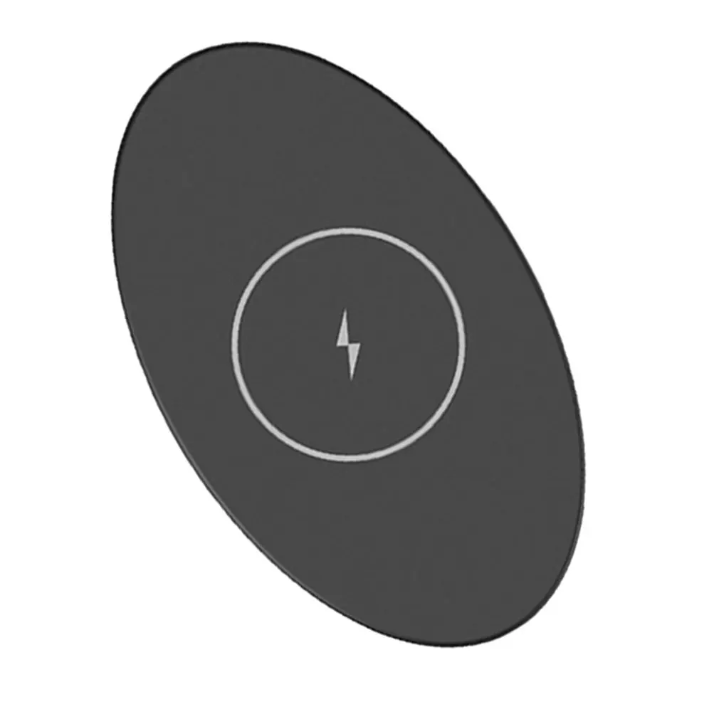 QI сертификационный индикатор с множественной защитой безопасности овальное ультратонкое Беспроводное зарядное устройство для мобильного телефона