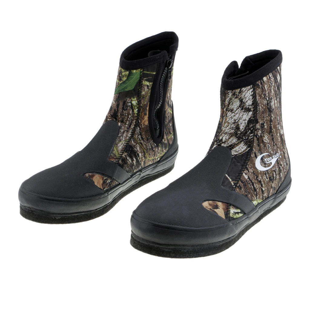 Neoprene Fishing Shoes Non-slip Wear-resistant Warm Comfortable Diving Boots Fishing Waders for Camping HIking