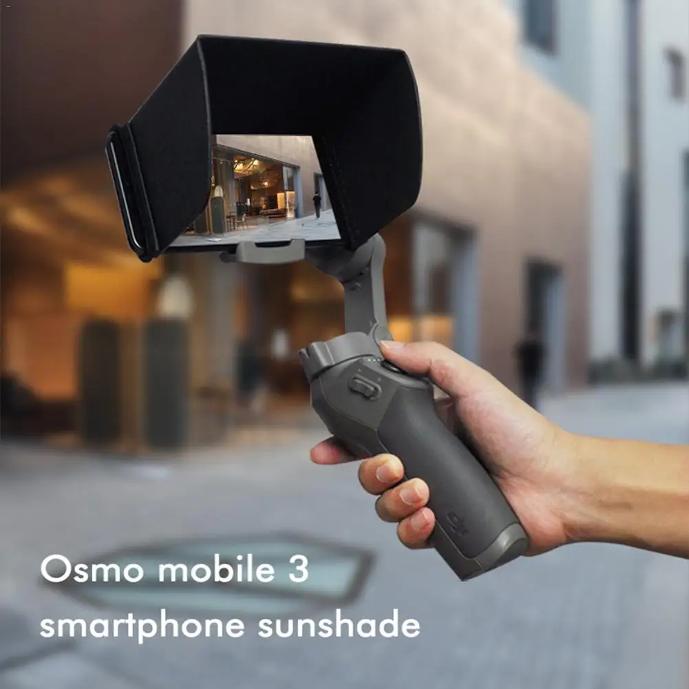 5,5 дюймов дисплей капот для Osmo Mobile 3 ручной PTZ солнцезащитный козырек портативная платформа складной монитор телефон капюшон удобно носить с собой