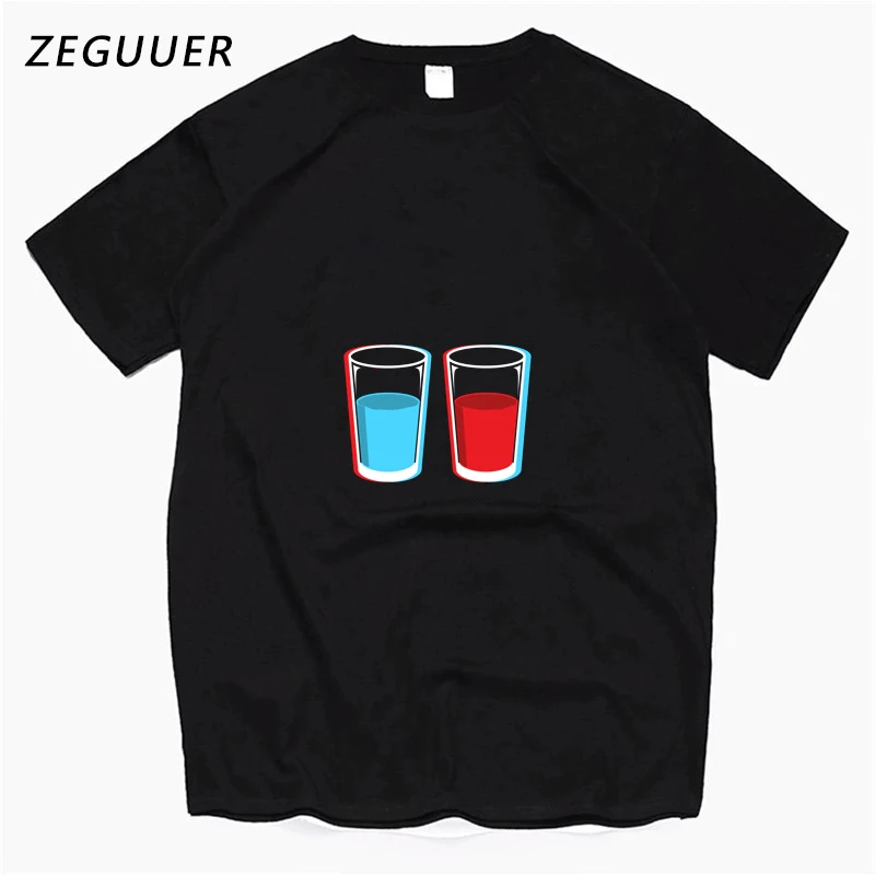 

3D Glasses T Shirt Men'S T-Shirt New Aesthetic Summer Style Design Printing T Shirt Men Comfortable Couple Short Sleeved 90S