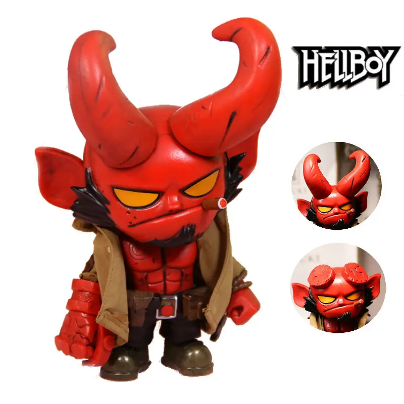 Аниме 18 см Hellboy версии ПВХ фигурка Коллекционные Подарочные модельные игрушки