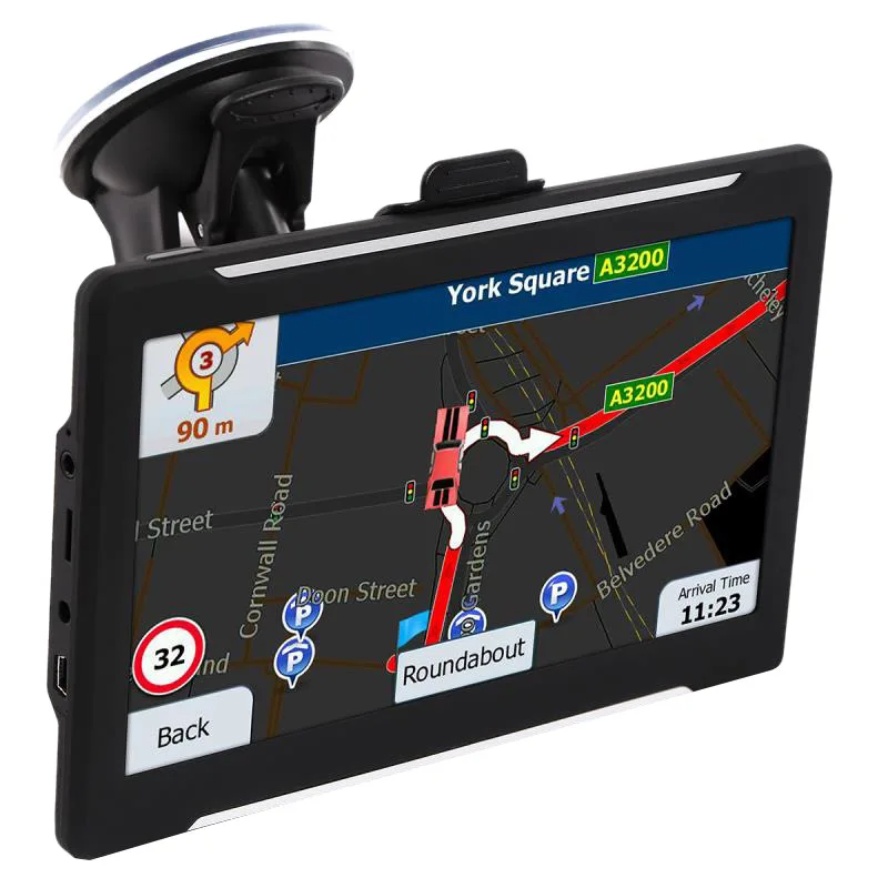 7 Inch Car Capacitive Screen GPS Navigator HD FM 8G 256M MP3/MP4 Player Driving Voice Navigator Europe Map