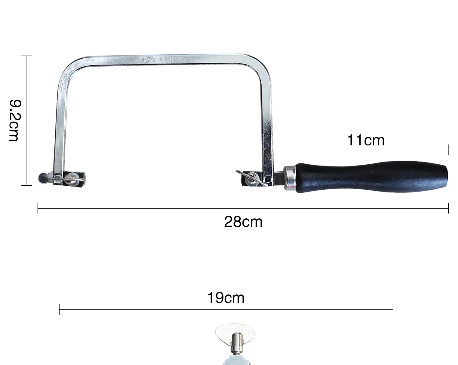 U-Shape Jewelers Saw with 2 Blades - Precision Hacksaw Tool Set for DIY Jewelry Making & Metal Crafting