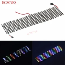 16x16 8x32 8x8 led пикселей WS2812B цифровая Гибкая Светодиодная панель индивидуально Адресуемая полная Мечта Цвет DC5V