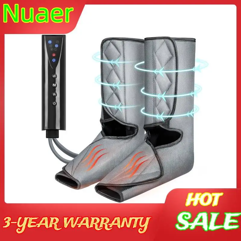 Air Compression Leg Foot Massager Vibration Infrared Therapy Arm Waist Pneumatic Wraps 3Modes 1Temp Promote Blood Relax | Красота и